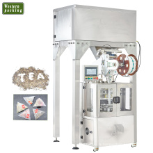 Triangle en nylon automatique Small Sac Emballage Machine, Machine d&#39;emballage à thé